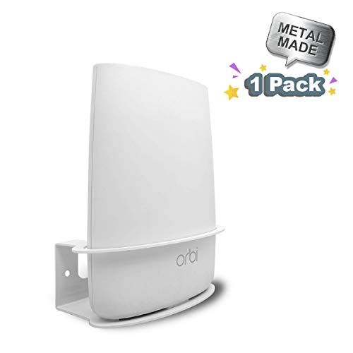 Product Cover ALLICAVER Compatible Wall Mount Netgear Orbi, Sturdy Metal Made Mount Stand Holder Compatible Orbi WiFi Router RBS40, RBK40, RBS50, RBK50, AC2200, AC3000. (1 pcs)