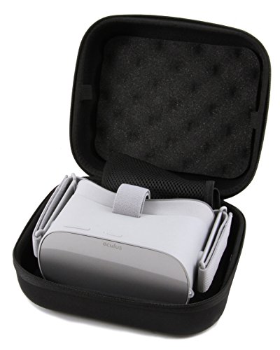 Product Cover Casematix Case Compatible with Oculus Go Vr Headset with Dense Foam Protects Oculus Go Standalone Virtual Reality Headset and Accessories