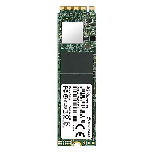 Product Cover Transcend TS128GMTE110S 128GB NVMe PCIe Gen3 x 4 80mm M.2 Solid State Drive