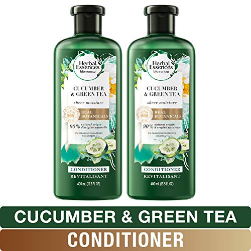 Product Cover Herbal Essences, Conditioner with Natural Source Ingredients, BioRenew Cucumber & Green Tea, 13.5 fl oz, Twin Pack