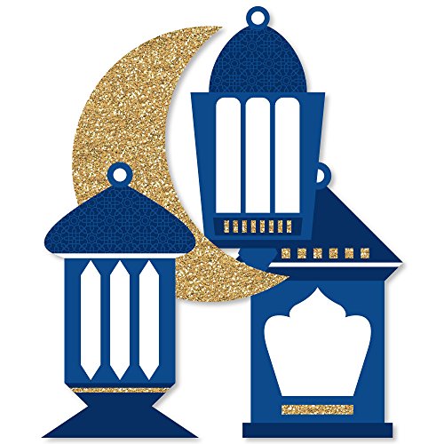 Product Cover Ramadan - Lantern Decorations DIY Eid Mubarak Party Essentials - Set of 20