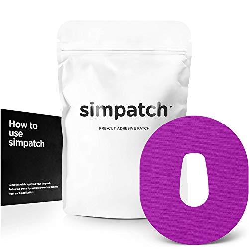 Product Cover SIMPATCH Adhesive Patch for Dexcom G6 - Pack of 25 - Multiple Colors Available (Purple)