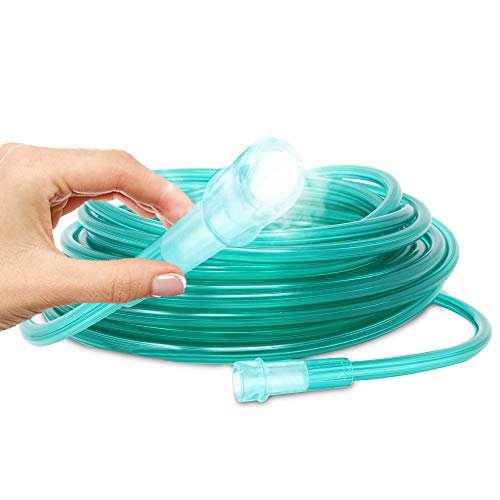 Product Cover Pivit Crush-Resistant Oxygen Tubing 25 ft Green | 6-Channel | Green is Easy to See for Safety | Universal Fittings Connect Fast & Easy Ensures Most Optimal Flow