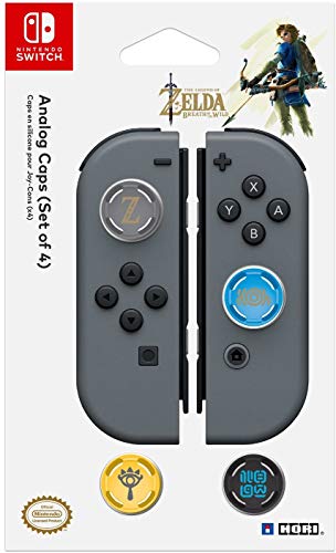 Product Cover HORI Nintendo Switch Analog Caps (Legend of Zelda Edition) Set of Four Officially Licensed By Nintendo - Nintendo Switch