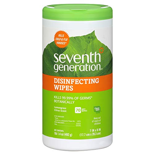 Product Cover Seventh Generation Disinfecting Multi-Surface Wipes, 70-count Tubs, 2-Pack