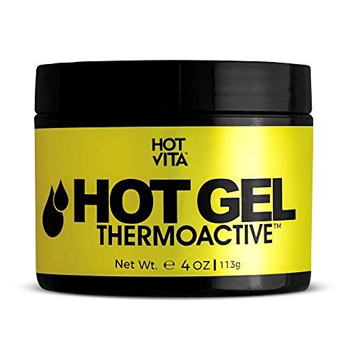 Product Cover Hot Vita Hot Gel ThermoActive - Workout Enhancer Sweat Cream with Coconut oil, Jojoba Seed Oil, Coffee Arabica Seed Extract, Olive Oil and Green Tea Leaf Extract for Women (4 Ounce)