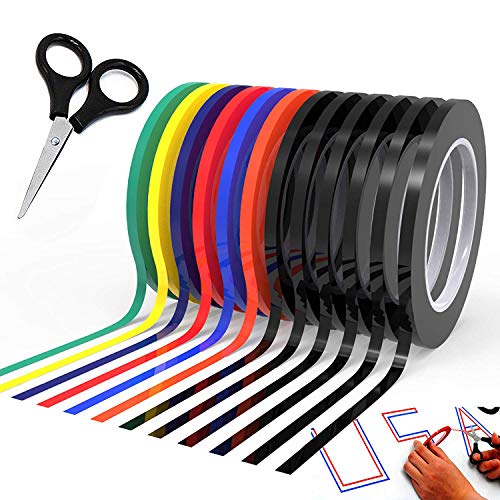 Product Cover Graphic Chart Tape Art Tape Whiteboard Tape Vinyl Tape 12 Pacs 1/8