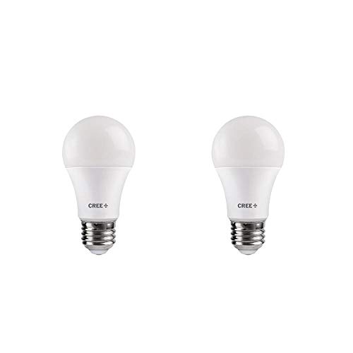 Product Cover Cree 40W Equivalent Soft White (2700K) A19 Dimmable Exceptional Light Quality LED Light Bulb (2-Pack)