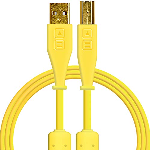 Product Cover Chroma Cables: Audio Optimized USB-A to USB-B Cable (Yellow)