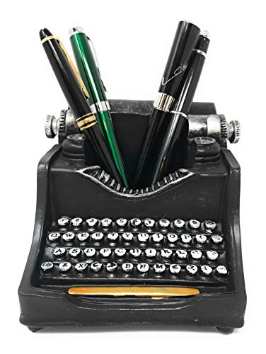 Product Cover Retro/Shabby Chic/Vintage Typewriter Pencil Holder for Desk/Desk Organizer for Writer's Desk
