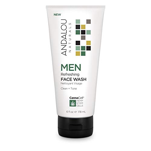 Product Cover Andalou Naturals CannaCell MEN Refreshing Face Wash 6 fl oz