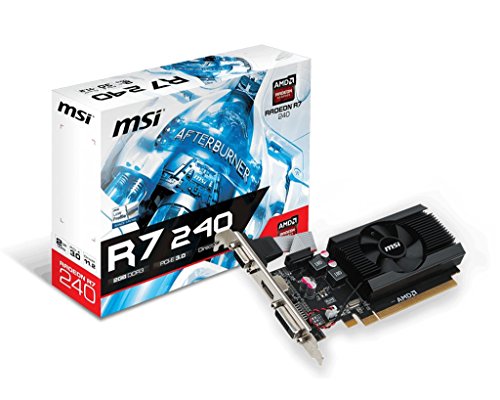 Product Cover MSI AMD Radeon R72402364P 2GB DDR3 VGA/DVI/HDMI Low Profile PCI-Express Video Card