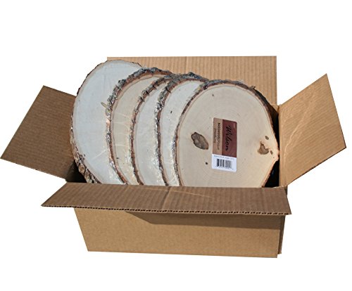 Product Cover Basswood Plaque (Round/Oval) Bulk Quantity Value Box (Medium (7-9 inch Diameter) Pack of 10)