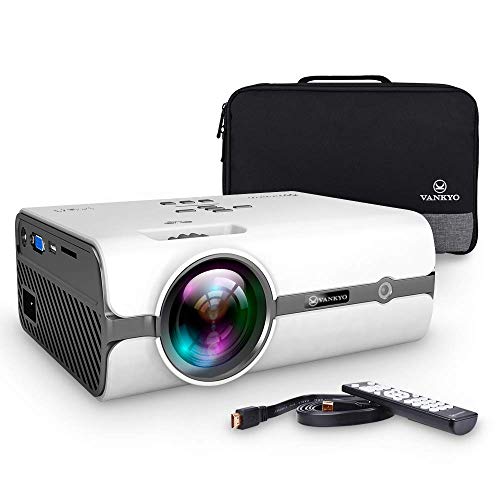Product Cover VANKYO Leisure 410 LED Projector with 3600 Lux, Carrying Bag and HDMI Cable, Portable Projector Supports 1080P, HDMI, USB, VGA, AV, SD Card, Compatible with PS3/PS4