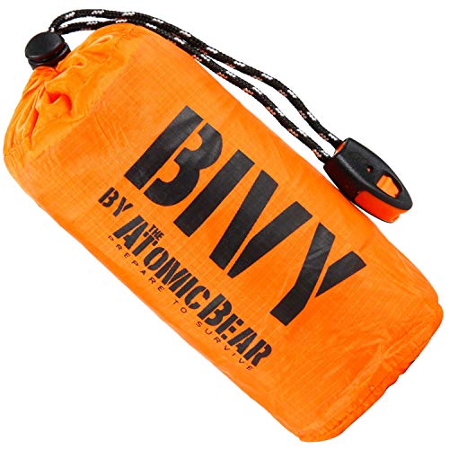 Product Cover Bivy Emergency Sleeping Bag Lightweight and Compact Survival Gear Better Thermal Protection Than a Mylar Space Emergency Blanket