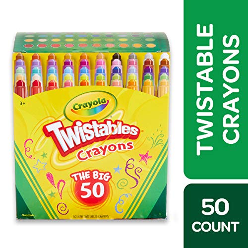 Product Cover Crayola Twistables Crayons Coloring Set, Age 3+ - 50 Count