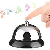 Product Cover Comtrue Service Bell, Call Bell, Desk Bell, Bellhop Bell, 3.3 inches Diameter, Top Quality, Pleasant Sound, Durable, Anti-Rust