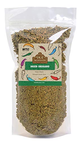 Product Cover Mexican Oregano Dried Organic 3 oz Great For Mole, Enchiladas,Taco Seasoning, Tamales, Chili, Meats, Soups, Menudo, Carne by Ole Mission