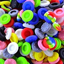 Product Cover 40 Pcs Colorful Silicone Accessories Replacement Parts Thumb Grip Cap Cover, Analog Controller Thumb Stick Grips Cap Cover For PS2, PS3, PS4, XBox 360, XBox One Controller