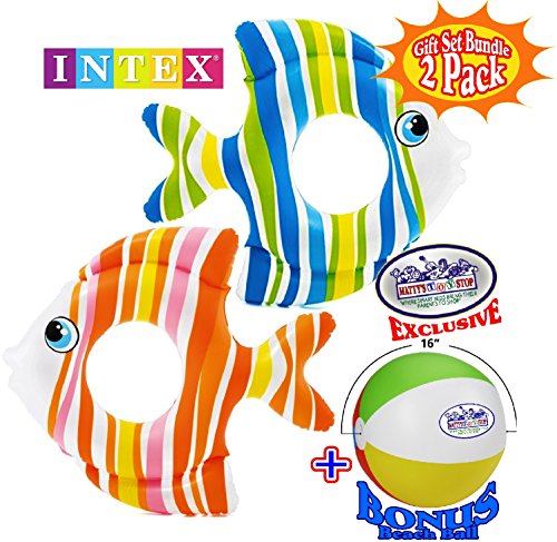 Product Cover Matty's Toy Stop Inflatable Tropical Fish Swim Rings (32.5