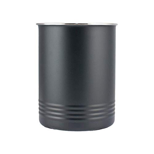 Product Cover Large Black Utensil Holder - Kitchen Utensil Crock- to Organize Your Kitchen Gadgets and Cooking Utensils