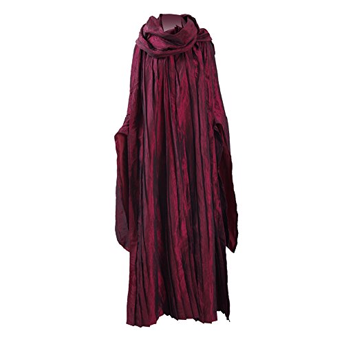 Product Cover Melisandre Costume Halloween Cosplay Party Long Dress Full Set for Women