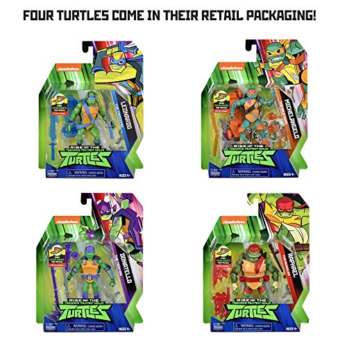 Product Cover Rise of the Teenage Mutant Ninja Turtles Basic Action Figure Four Pack