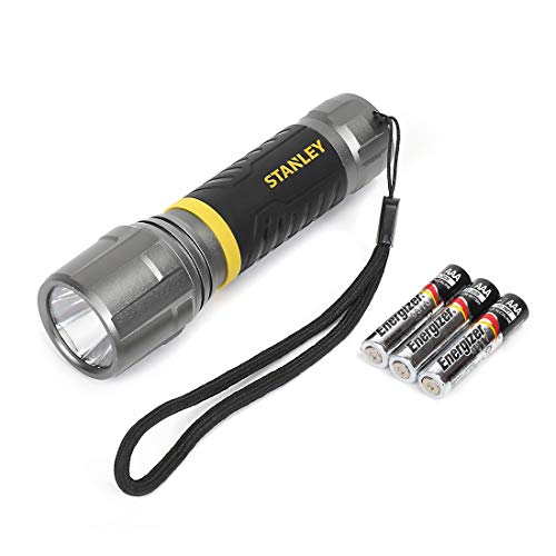 Product Cover STANLEY Handheld Flashlight with Lanyard, 3 Modes Ultra Bright LED Torch Aluminum-crafted Waterproof IPX4, 3AAA Alkaline Battery Included