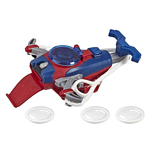 Product Cover Marvel Spider-Man Web Shots Disc Slinger Blaster Toy for Kids Ages 5 and Up