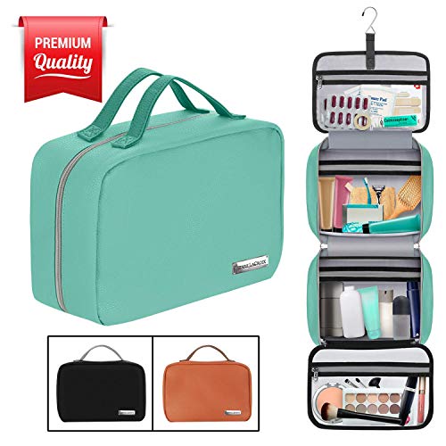 Product Cover Hanging Travel Toiletry Bag for Women and Men (100% Leak Proof & Doubles as a Cosmetic/Makeup Bag) | Large (34