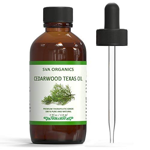 Product Cover cedarwood texas essential oil 4 oz(118 ml) 100% pure therapeutic grade by sva organics