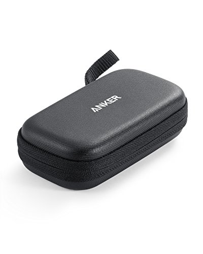Product Cover Official Anker Hard Case for Anker PowerCore 10000, PU Leather Premium Protection Travel Case for Portable Chargers, Water Resistant Exterior and Drop-Proof Carrying Case for Power Banks