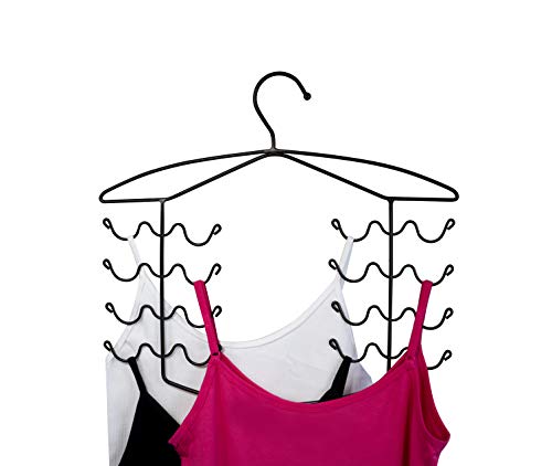 Product Cover 3 Pack Bronze Women's Bra Sport Tank Camisole Top Swim Suit Strap Dress Hanger Closet Organizer (3 Pack)