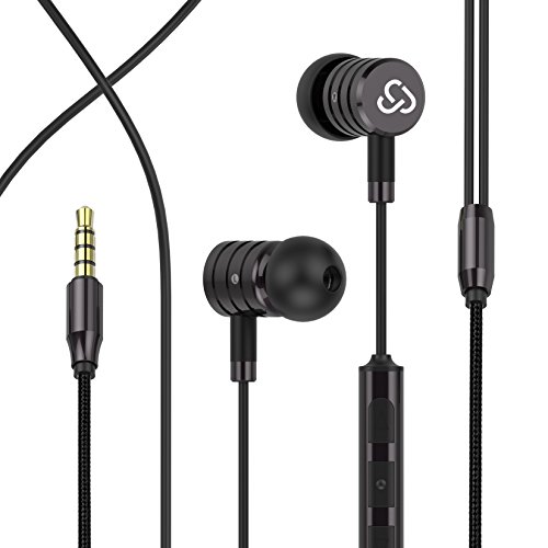Product Cover Cloudio D-Cube High Fidelity High Resolution Earphones Dual Driver Hybrid in-Ear Headphones Music Earbuds with Natural Sound, Extra Bass Dive Treble Extension, Noise Cancelling, MIC and Remote, Case