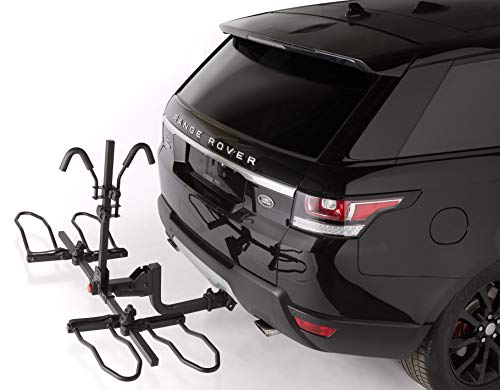 Product Cover Overdrive Sport 2-Bike Hitch Mounted Rack - Smart Tilting, Platform Style Standard, Fat Tire Electric Bikes