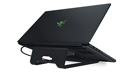 Product Cover Razer Laptop Stand Chroma: Customizable Chroma RGB Lighting - Ergonomic Design - Anodized Aluminum Construction - 3X Port USB 3.0 Hub - Matte Black