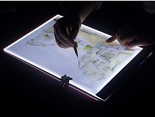 Product Cover Diamond Painting A4 Ultra-Thin Portable LED Light Box Tracer USB Power Cable Dimmable Brightness LED Artcraft Tracing Light Pad for Artists Drawing Sketching Animation Stencilling X-ray Viewing