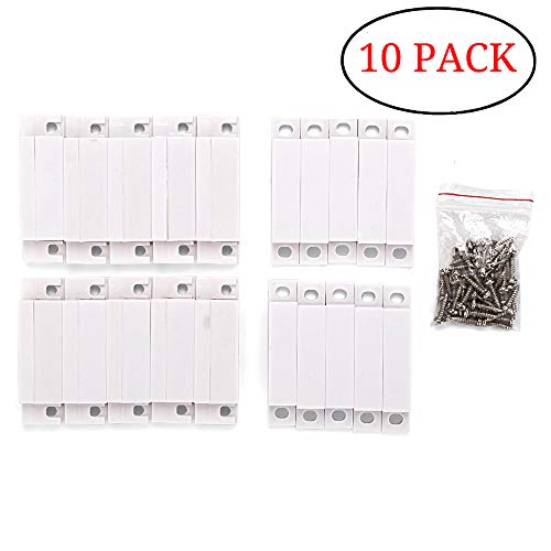 Product Cover Gufastore 10pcs Surface Mount Alarm 10W 100V 0.5A in Max Magnetic Contact Ideal for Door Window Security