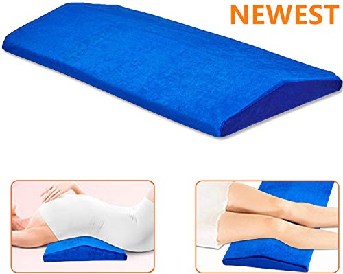 Product Cover Lemebo Lumbar Pillow Bed Back Support Sleeping Pillow, Soft Memory Foam Sleep Wedges, Multifunctional Lumbar Support Cushion for Hip, Sciatica and Joint Pain Relief, Side Sleep
