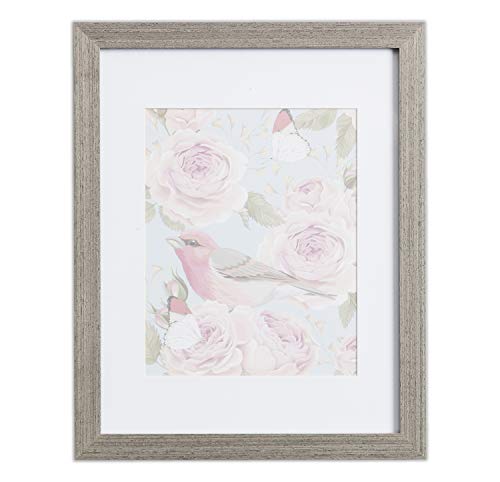 Product Cover 12x16 Picture Frame Grey Wood - Matted for 8x12, Frames by EcoHome