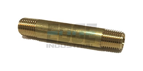 Product Cover EDGE INDUSTRIAL Brass Long Nipple 1/4