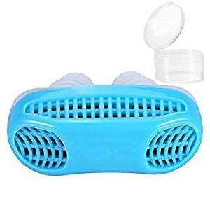 Product Cover Anti Snoring Devices Best Solution: Mini Air Purifier Filter Snore b Gone Stopper Nose Vent Solution Aid for Comfortable Sleep, Travel Case Start to Breath Right Better Than Cpap Machine Zyppah