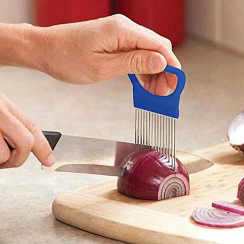 Product Cover Onion Holder Slicer Stainless Steel Prongs Vegetable Tomato Cutter Kitchen Tool zsjhtc