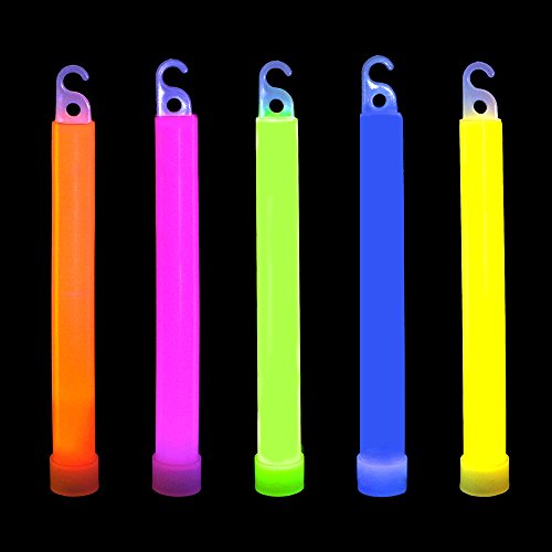 Product Cover novelinks 50 Pcs 6'' Premium Glow Sticks Bulk - Glow Necklaces Bulk Light up Necklaces Bulk Glow in The Dark Necklaces