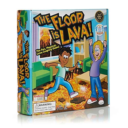 Product Cover The Floor is Lava - Interactive Game for Kids and Adults - Promotes Physical Activity - Indoor and Outdoor Safe