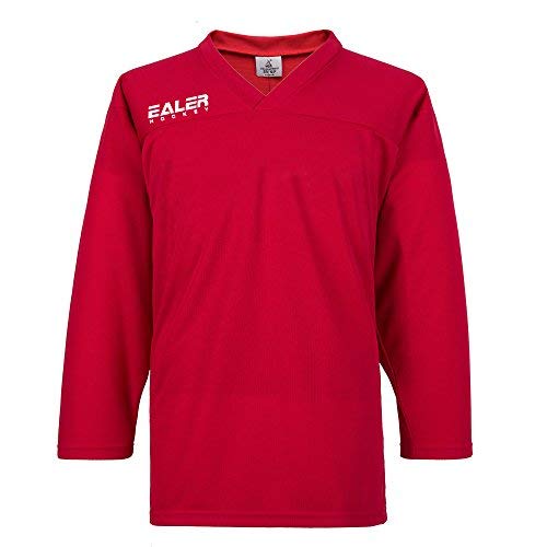 Product Cover EALER Adult Youth Ice Hockey Practice Jersey - Senior to Junior (Red, Senior XX-Large)