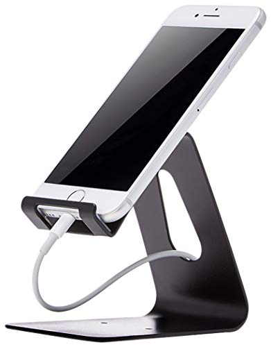 Product Cover AmazonBasics AMZ-CPS-BK Cell Phone Stand for iPhone and Android, Black