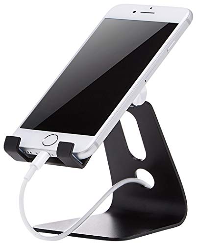 Product Cover AmazonBasics Adjustable Cell Phone Stand for iPhone and Android | Black