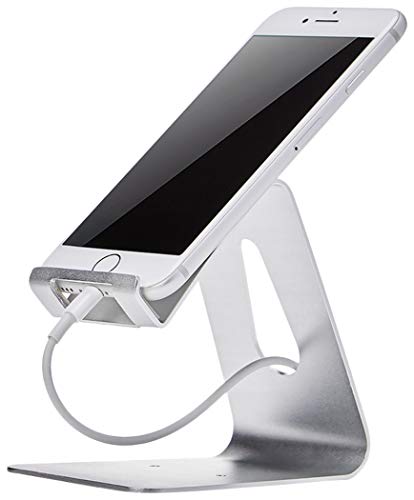 Product Cover AmazonBasics Cell Phone Stand for iPhone and Android | Silver