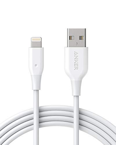 Product Cover iPhone Charger, Anker Powerline 6ft Lightning Cable, MFi Certified USB Charge/Sync Cord for iPhone 11 / XS/XS Max/XR/X / 8/8 Plus / 7/7 Plus / 6/6 Plus / 5s / iPad, and More